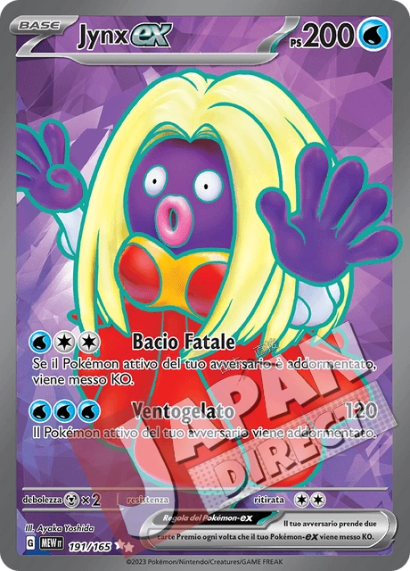 (MEW 191/165) Jynx-ex  Full Art