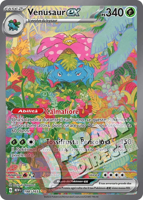 (MEW 198/165) Venusaur-ex  Alternative Art