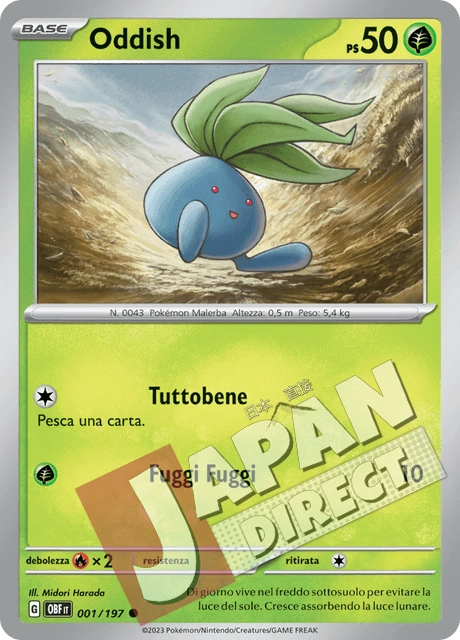 (OBF 001/197) Oddish  Comune