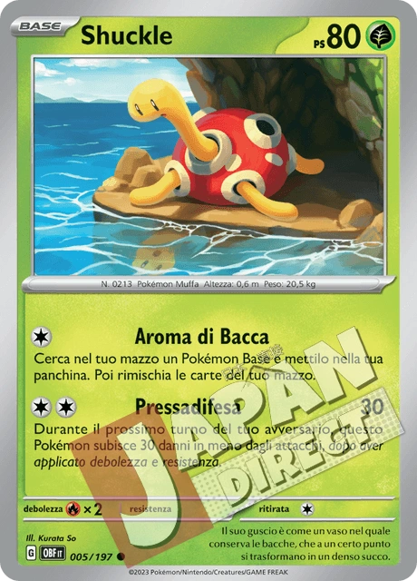 (OBF 005/197) Shuckle  Comune