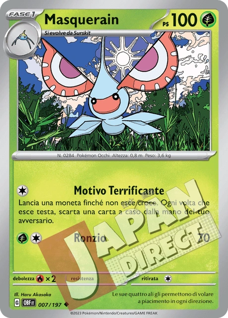 (OBF 007/197) Masquerain  Non Comune