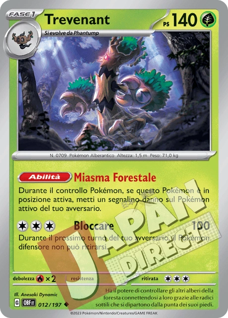 (OBF 012/197) Trevenant  Non Comune