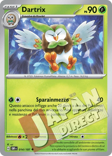 (OBF 014/197) Dartrix  Non Comune