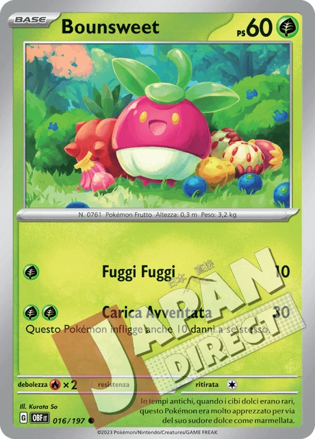 (OBF 016/197) Bounsweet  Comune