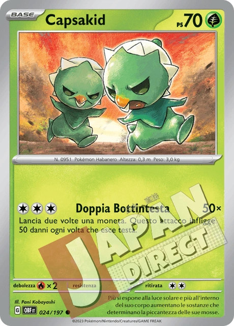 (OBF 024/197) Capsakid  Comune