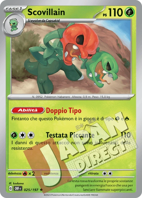 (OBF 025/197) Scovillain  Rara