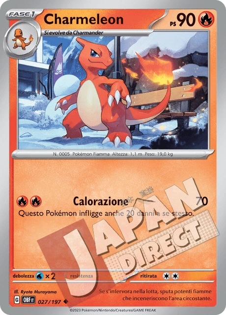 (OBF 027/197) Charmeleon  Non Comune