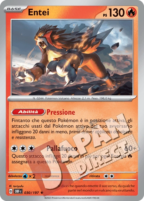 (OBF 030/197) Entei  Rara