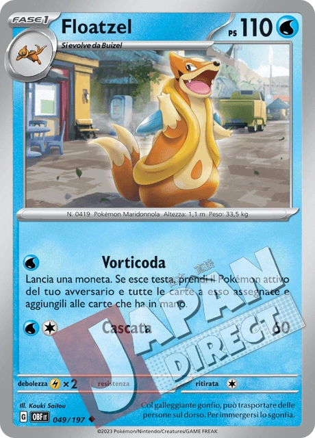 (OBF 049/197) Floatzel  Non Comune