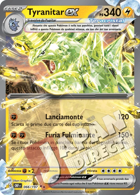 (OBF 066/197) Tyranitar-ex Teracristal Double Rare