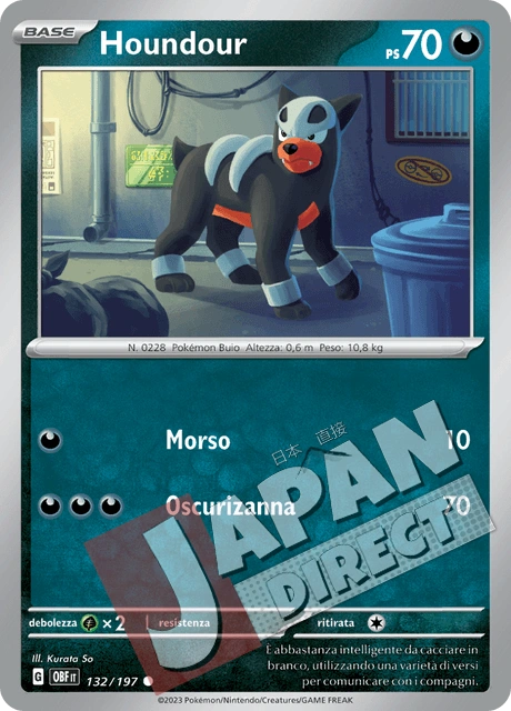 (OBF 132/197) Houndour  Comune