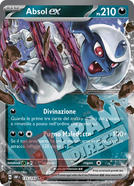 (OBF 135/197) Absol-ex  Double Rare