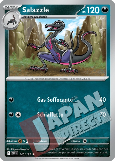 (OBF 140/197) Salazzle  Non Comune