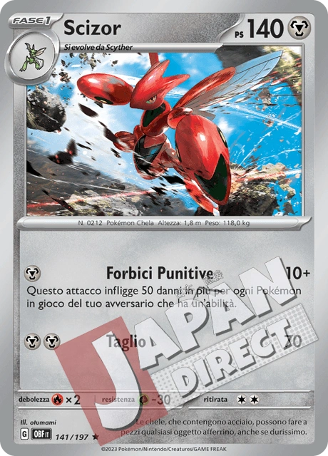 (OBF 141/197) Scizor  Rara