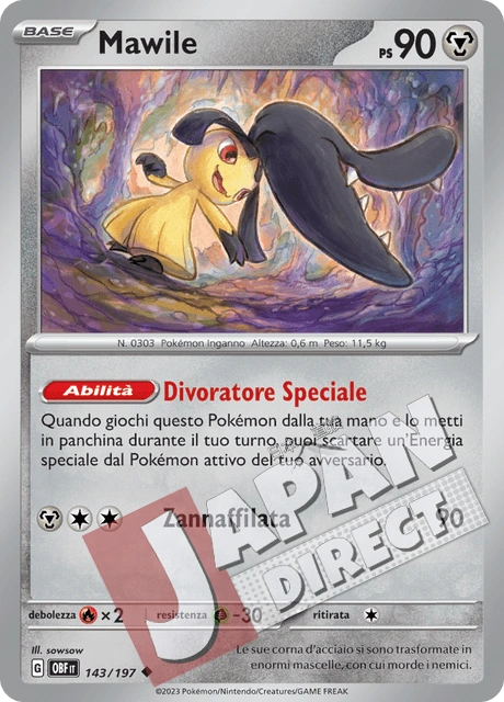 (OBF 143/197) Mawile  Non Comune