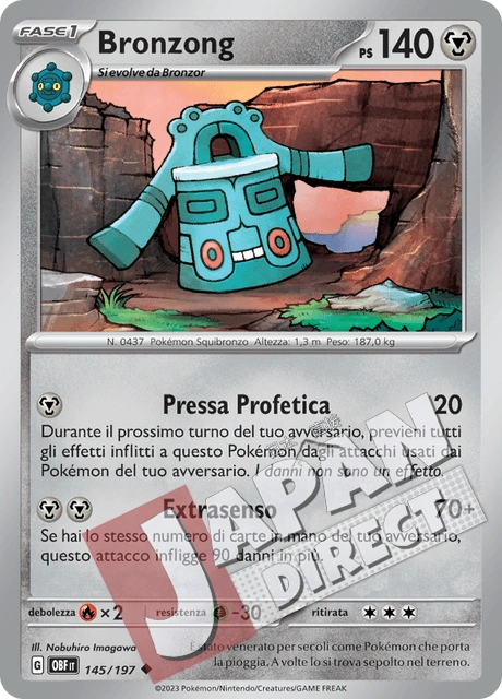 (OBF 145/197) Bronzong  Non Comune