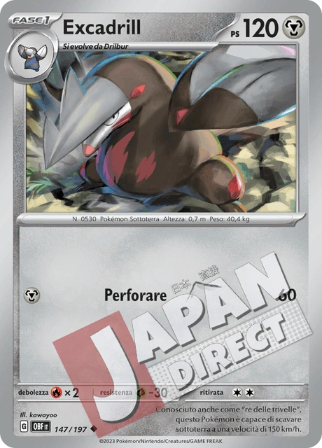 (OBF 147/197) Excadrill  Non Comune