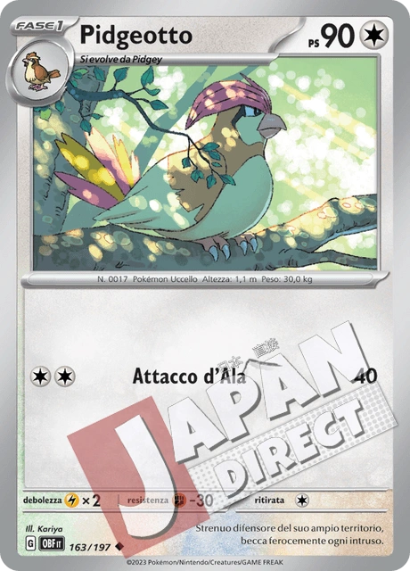 (OBF 163/197) Pidgeotto  Non Comune