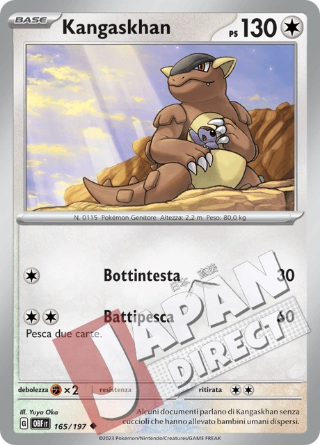 (OBF 165/197) Kangaskhan  Non Comune