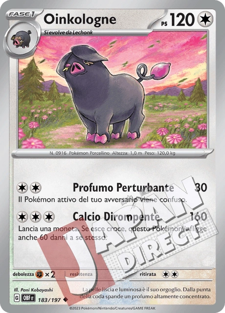 (OBF 183/197) Oinkologne  Non Comune