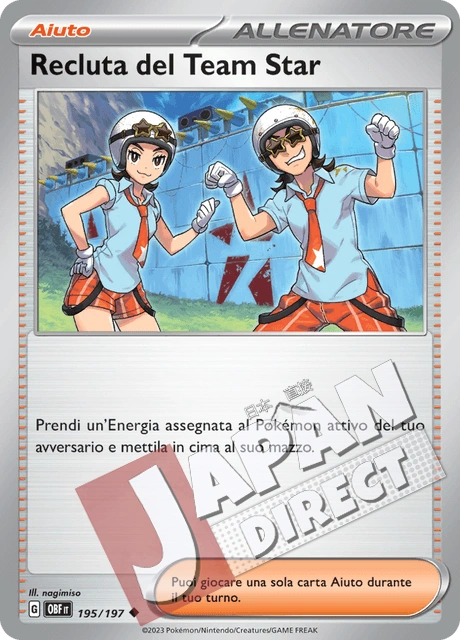 (OBF 195/197) Recluta del Team Star  Non Comune