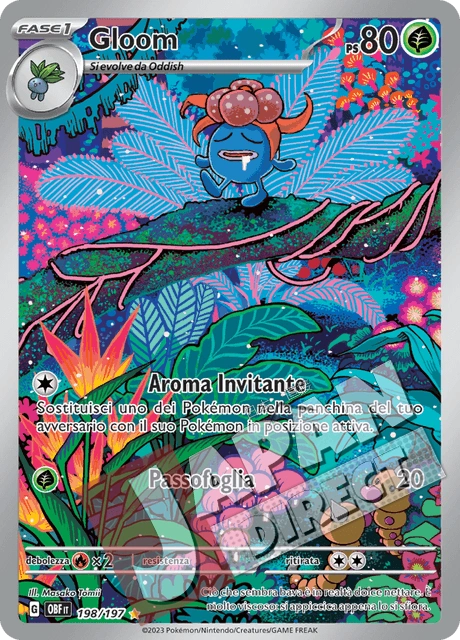 (OBF 198/197) Gloom  Illustrazione Rara