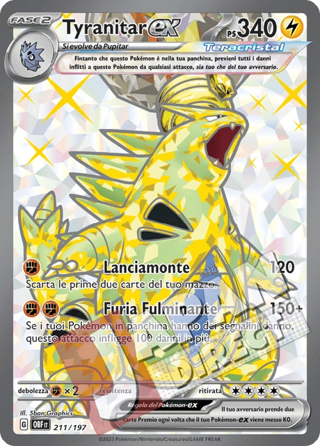 (OBF 211/197) Tyranitar-ex Teracristal Full Art