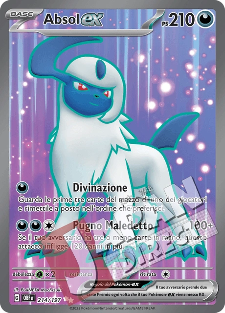 (OBF 214/197) Absol-ex  Full Art