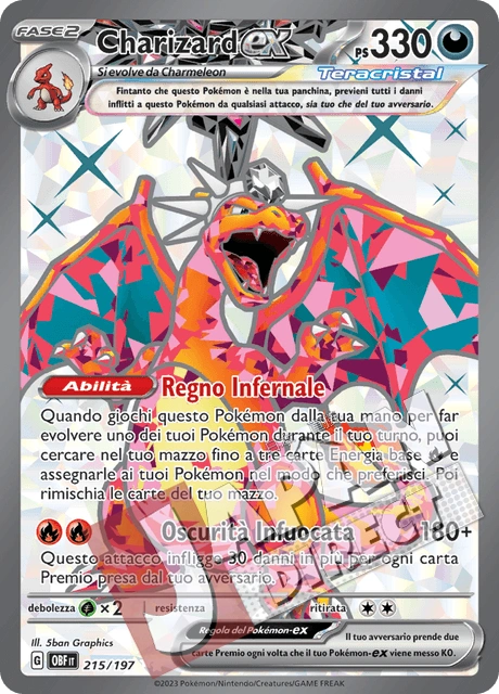 (OBF 215/197) Charizard-ex Teracristal Full Art