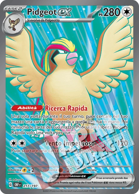 (OBF 217/197) Pidgeot-ex  Full Art