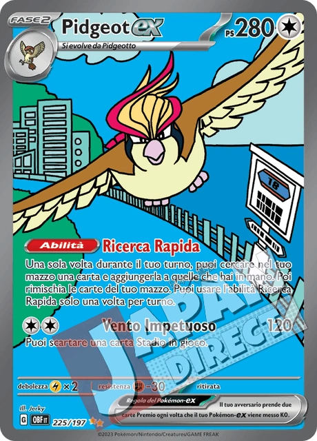 (OBF 225/197) Pidgeot-ex  Alternative Art