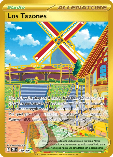 (OBF 229/197) Los Tazones  Rara Segreta