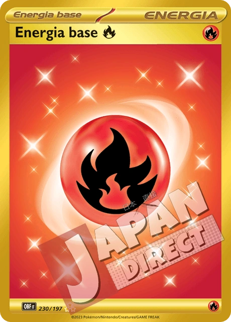 (OBF 230/197) Energia Fuoco  Rara Segreta