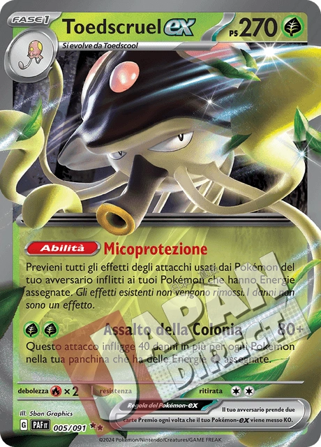 (PAF 005/091) Toedscruel-ex  Double Rare