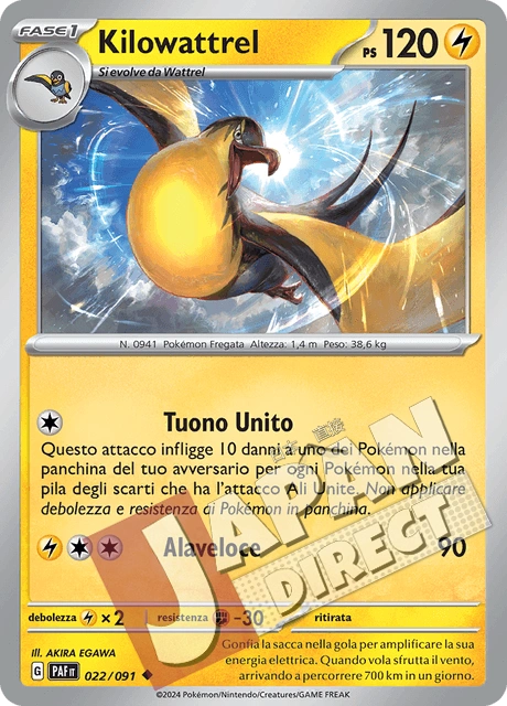 (PAF 022/091) Kilowattrel  Non Comune