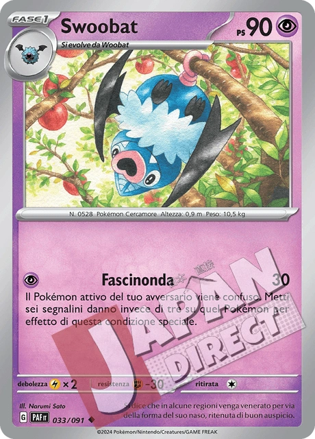 (PAF 033/091) Swoobat  Non Comune