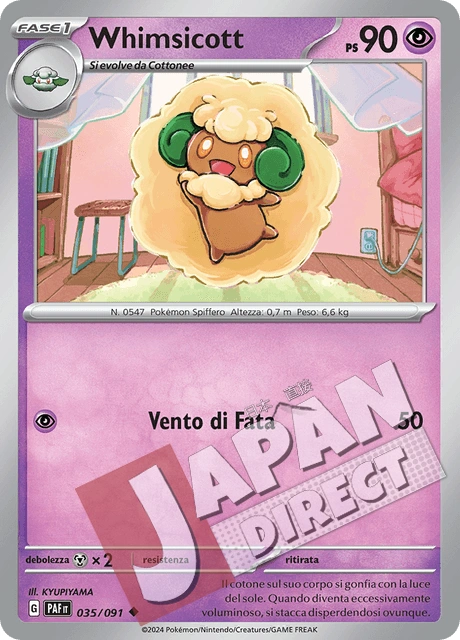 (PAF 035/091) Whimsicott  Non Comune