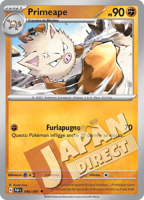 (PAF 046/091) Primeape  Non Comune