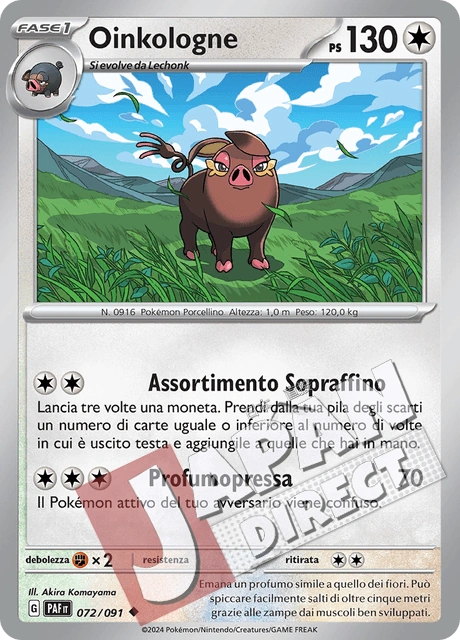 (PAF 072/091) Oinkologne  Non Comune