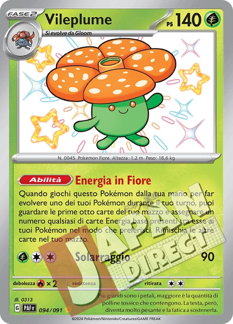 (PAF 094/091) Vileplume  Shiny