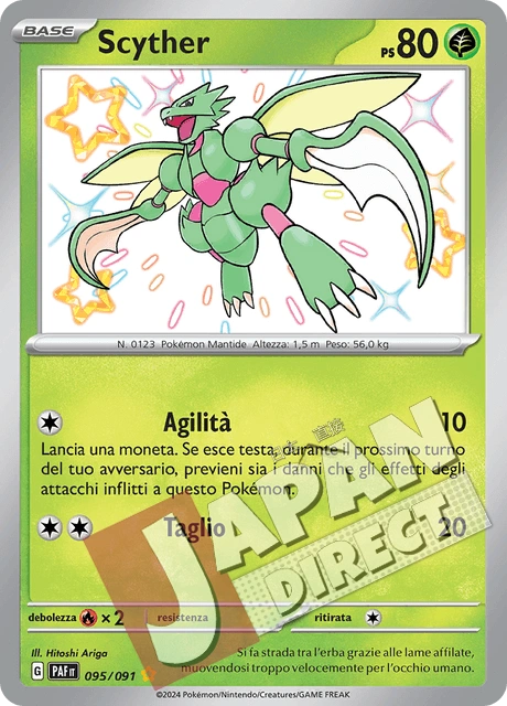 (PAF 095/091) Scyther  Shiny