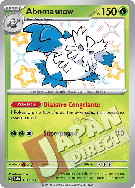 (PAF 101/091) Abomasnow  Shiny