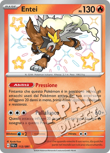 (PAF 112/091) Entei  Shiny