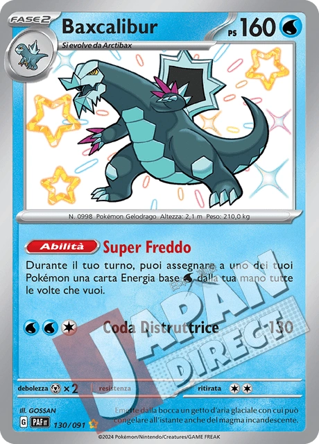 (PAF 130/091) Baxcalibur  Shiny