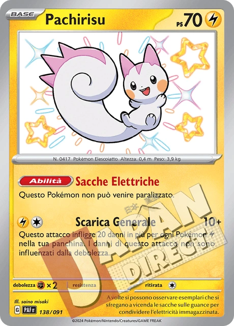 (PAF 138/091) Pachirisu  Shiny
