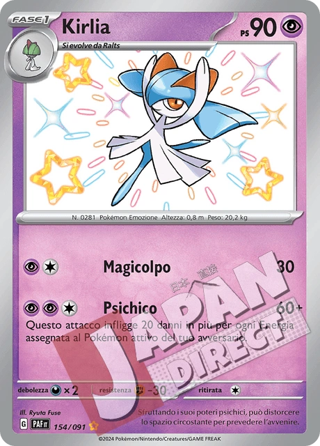 (PAF 154/091) Kirlia  Shiny