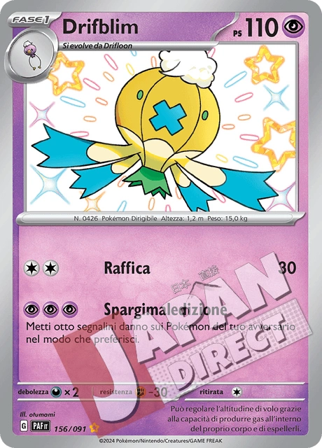 (PAF 156/091) Drifblim  Shiny
