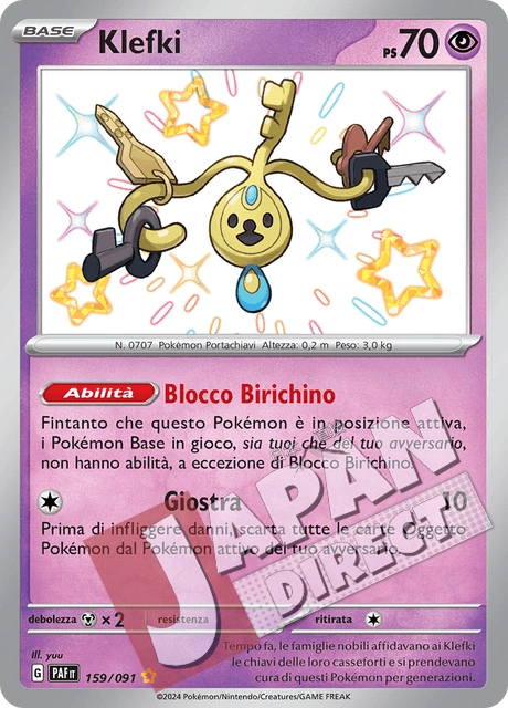 (PAF 159/091) Klefki  Shiny