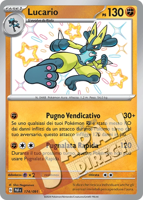 (PAF 174/091) Lucario  Shiny