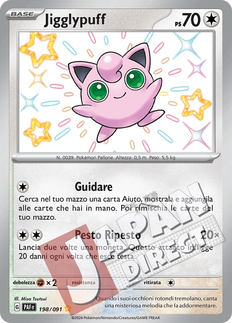 (PAF 198/091) Jigglypuff  Shiny